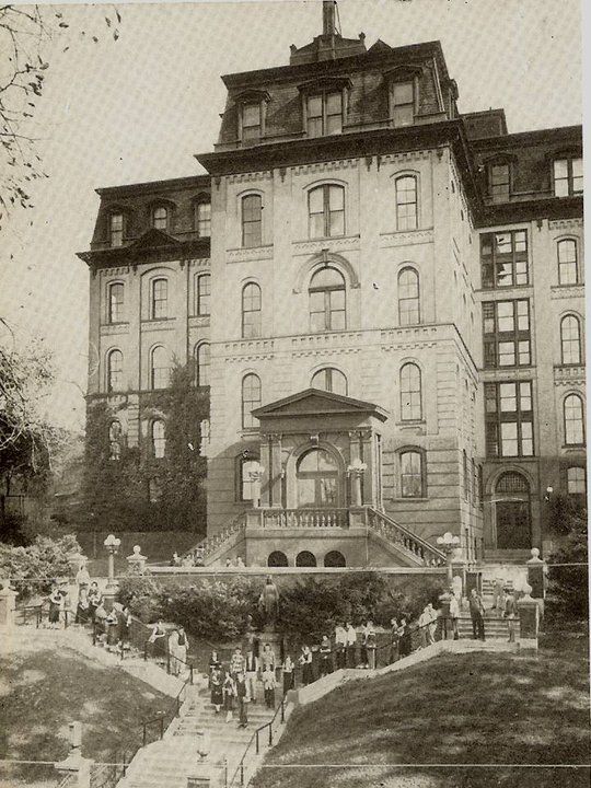 Historic Catholic Central High School campus in Troy